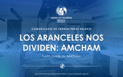 Los aranceles nos dividen: AmCham